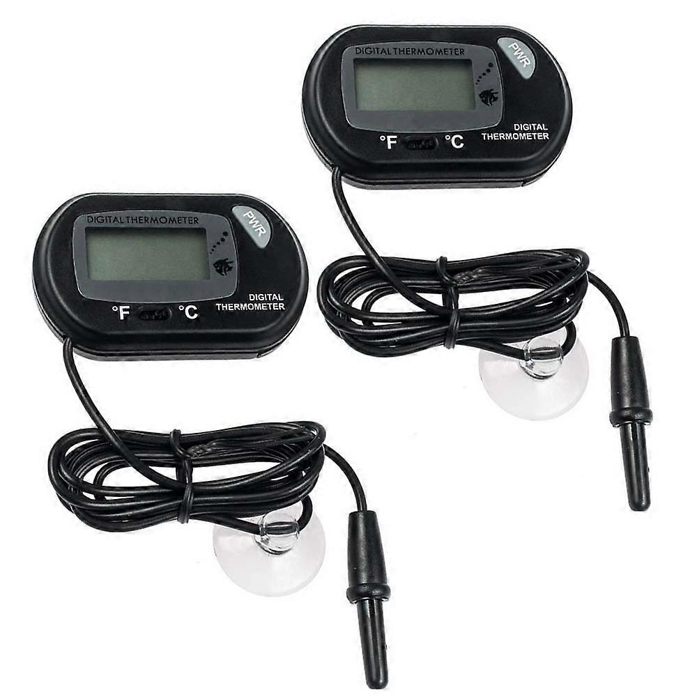 Terrarium Temp Maestro, Adjustable Unit LCD Digital Aquarium Thermometer, Wide Application For Various Habitats