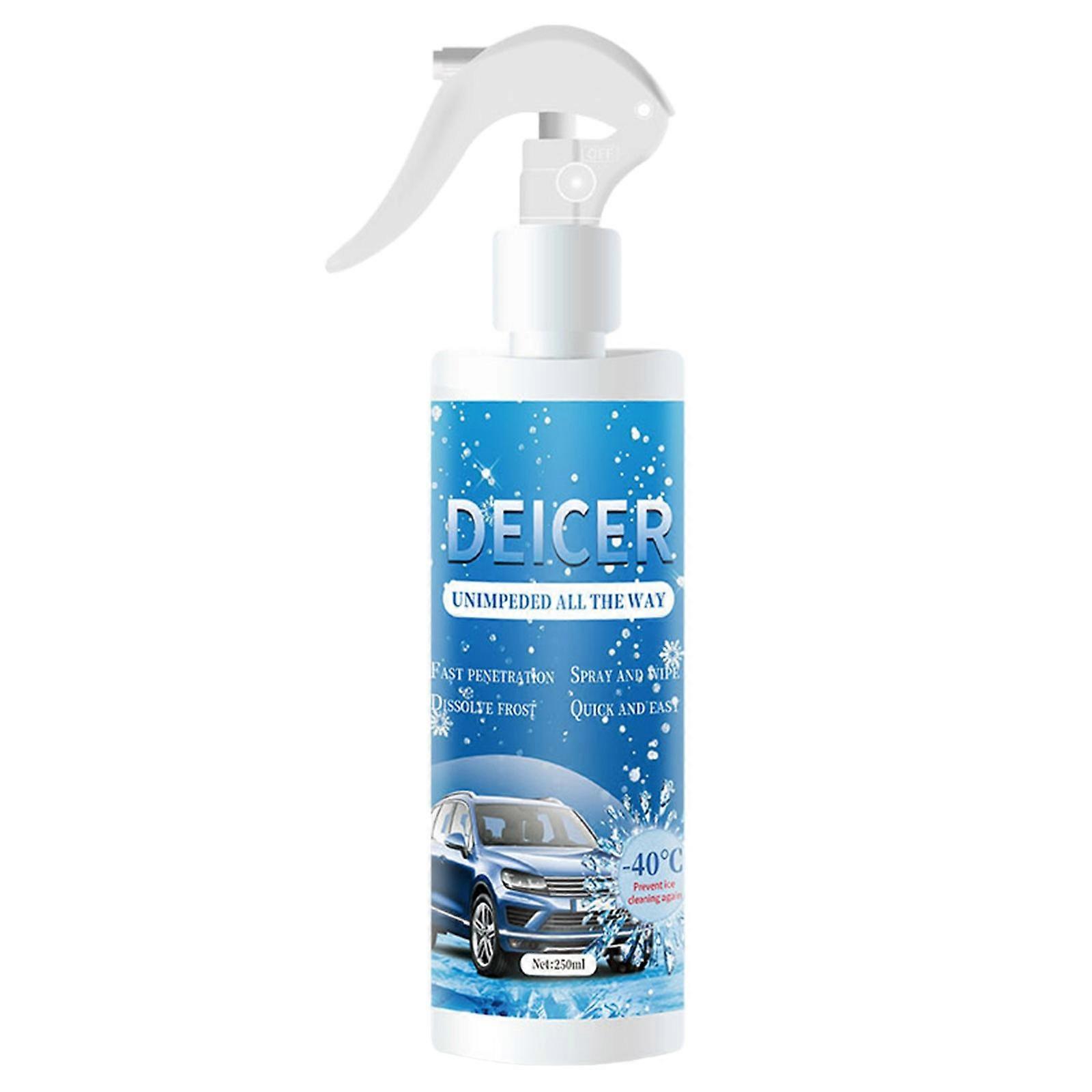 Snow Melting Spray Windshield Deicing Spray Dfrosting Frost Spray Deicer Spray Fast Ice Melting Spray Safe Ice Melt Sidewalks 250ML