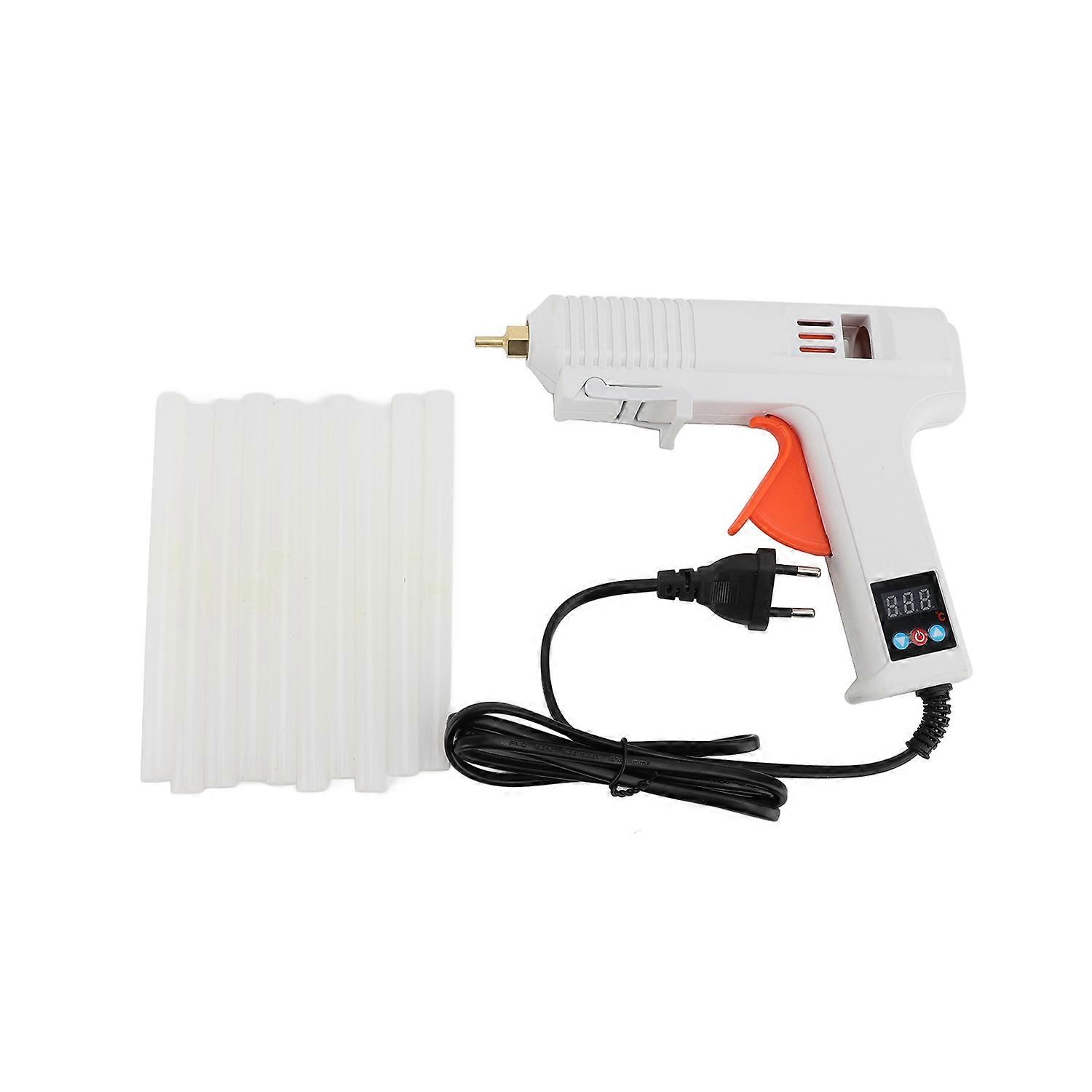 Hot Glue Gun Adjustable Temperature 120W Industrial Glue Gun for Home Industrial Use with 10pcs 11mm