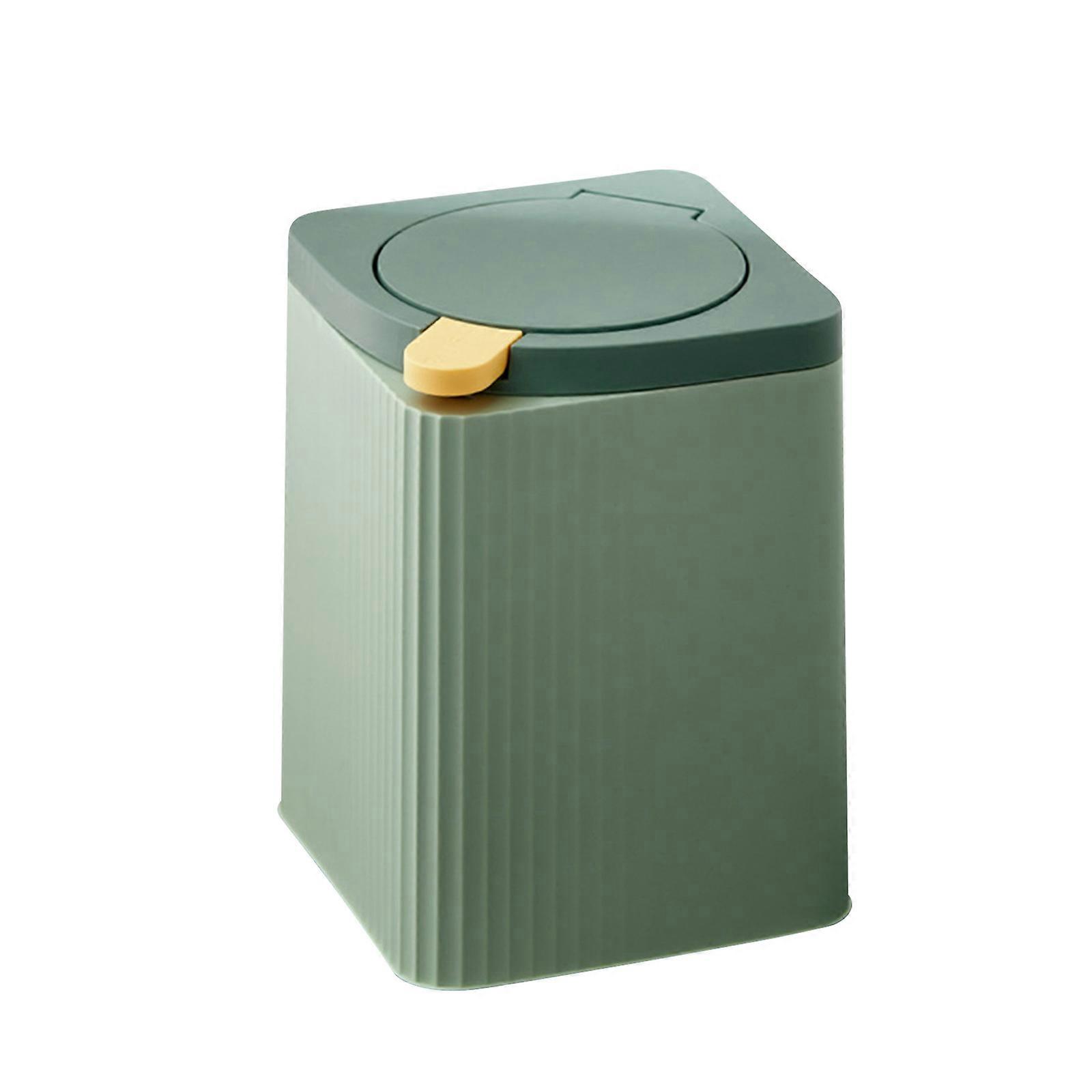 Press The Garbage Bin, Household Double Layer Thickened Desktop Garbage Bin Practical