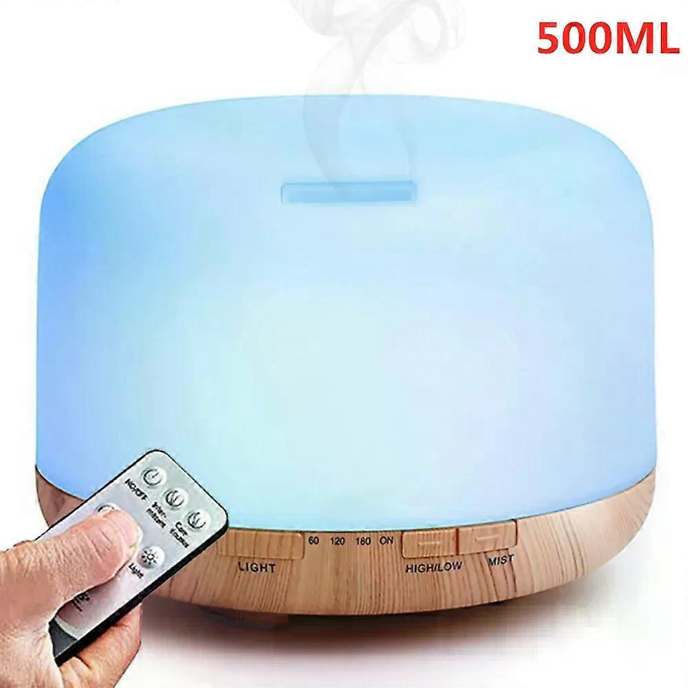 Air Humidifier Essential Oil Diffuser 300Ml 500Ml Ultrasonic Cool Mist Maker Fogger Humidifier Led Lamp Aroma Diffuser Electric