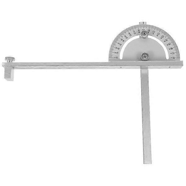 Durable Metal Table Saw Fence with Angle Ruler Extension for DIY Mini Electric Table Saw - Compact & Portable