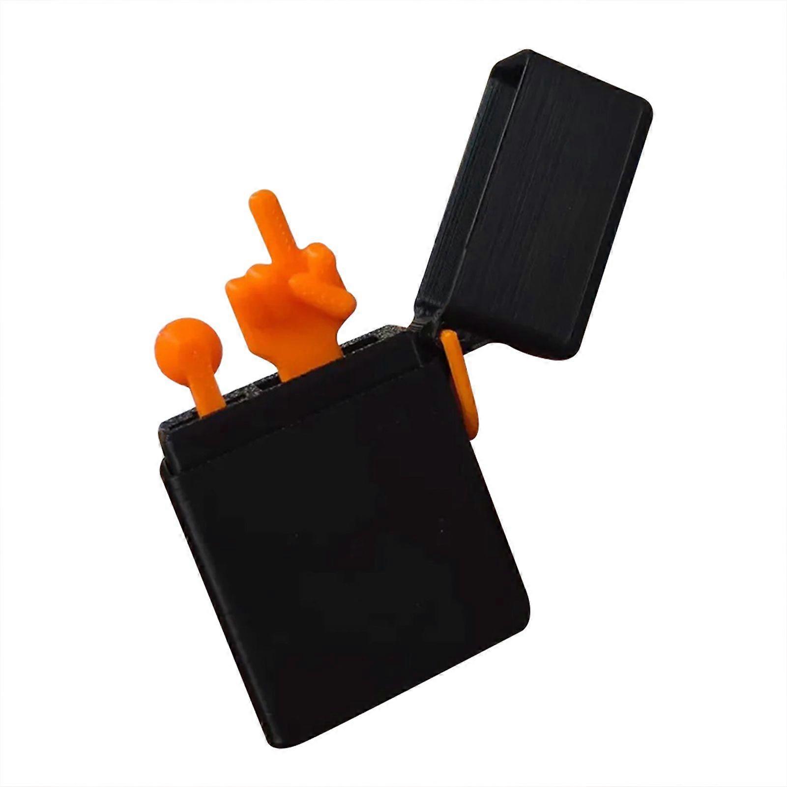 Funny Pop-Up Middle Finger Prank Fake Lighter, Novelty Gag Gift for Jokes & Pranks, Christmas Prank Joke Gifts