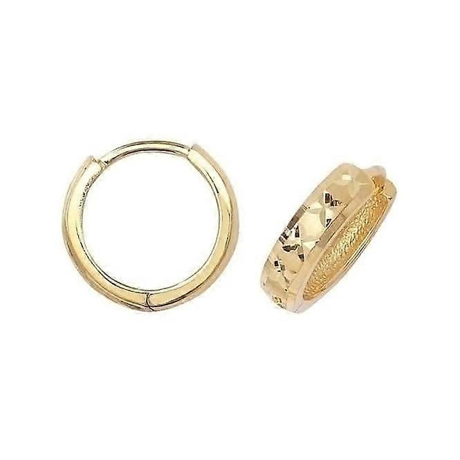 9K 黄金铰链垂坠耳环 ER013