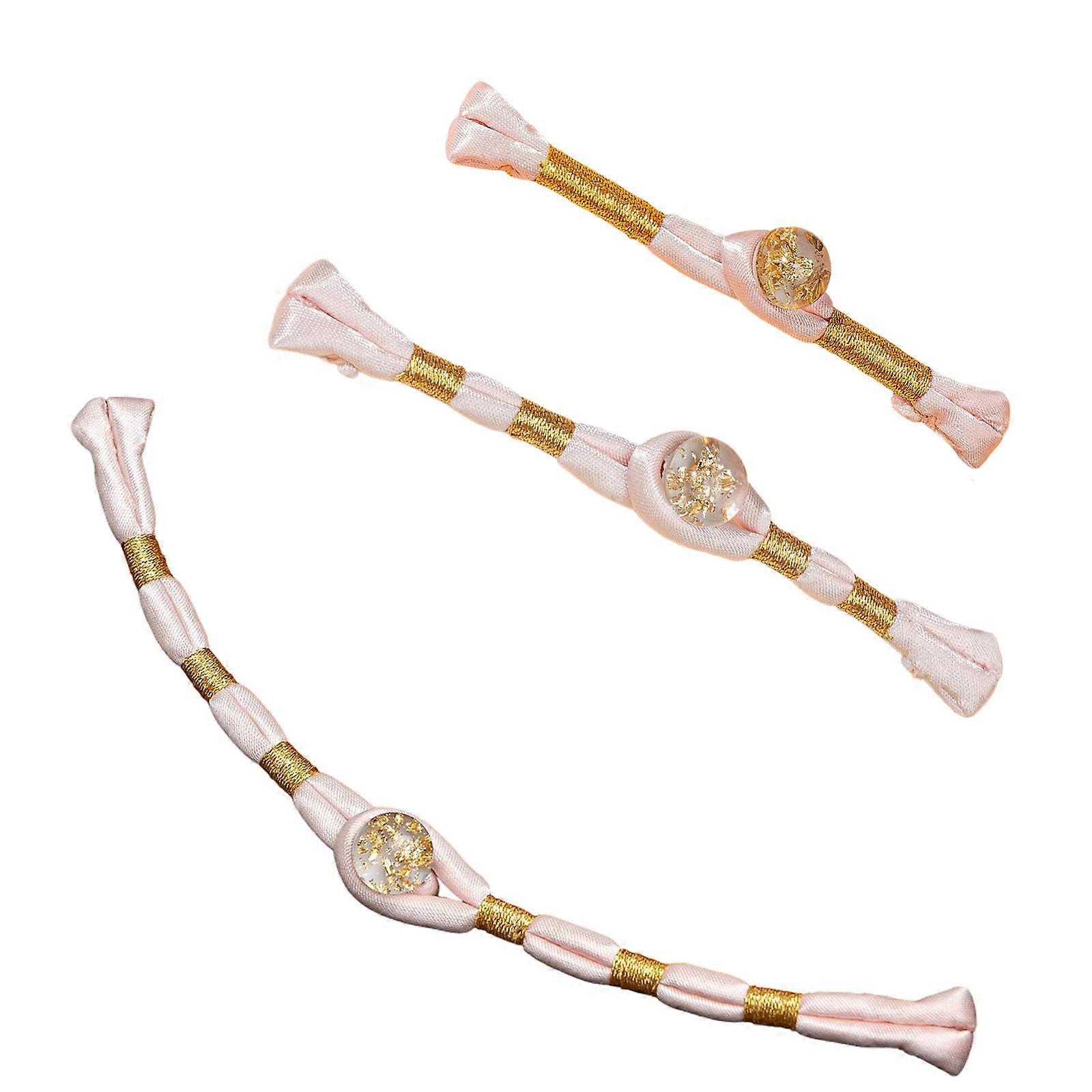 Elegant Handmade Chinese Bead Buttons for Traditional Cheongsam Accessories Multicolored Button orange powder