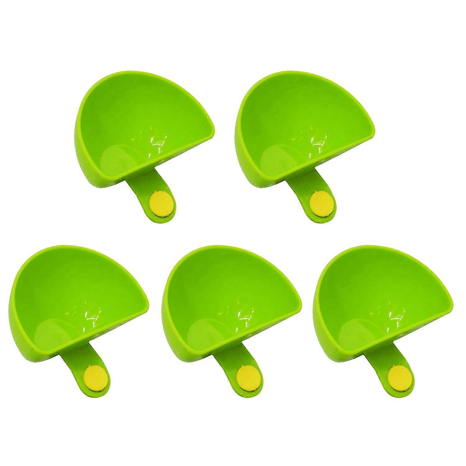 5Pcs Dip Clip Bowls for Plates Seasoning Dish Dip Containers Table Bowl Dip Clips Plate Holder