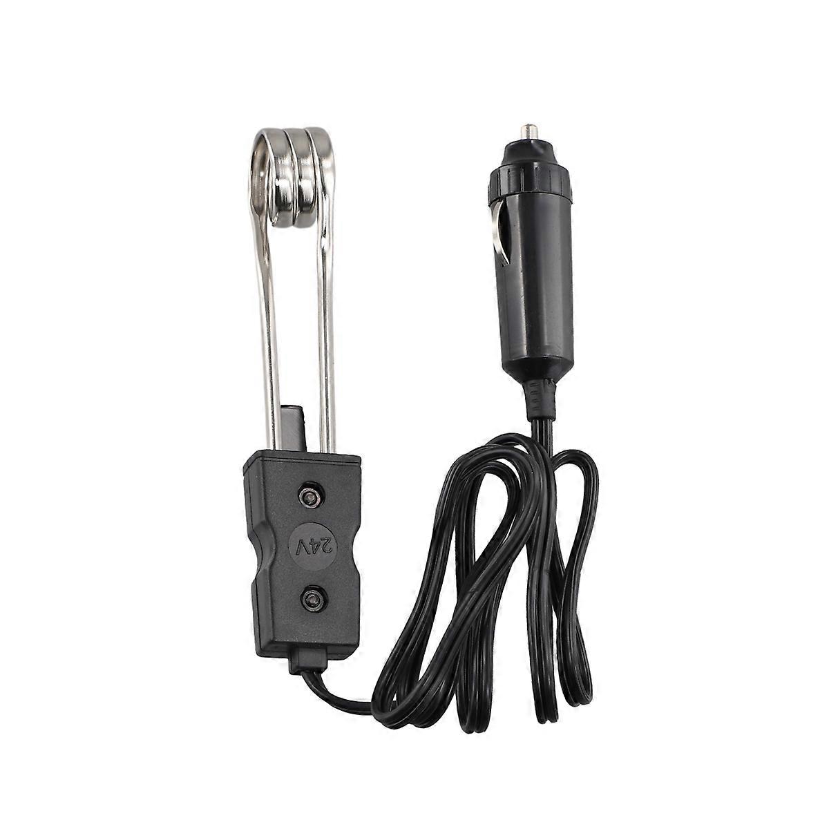 24V Electric Car Boiled Immersion Water Heater Traveling Camping
