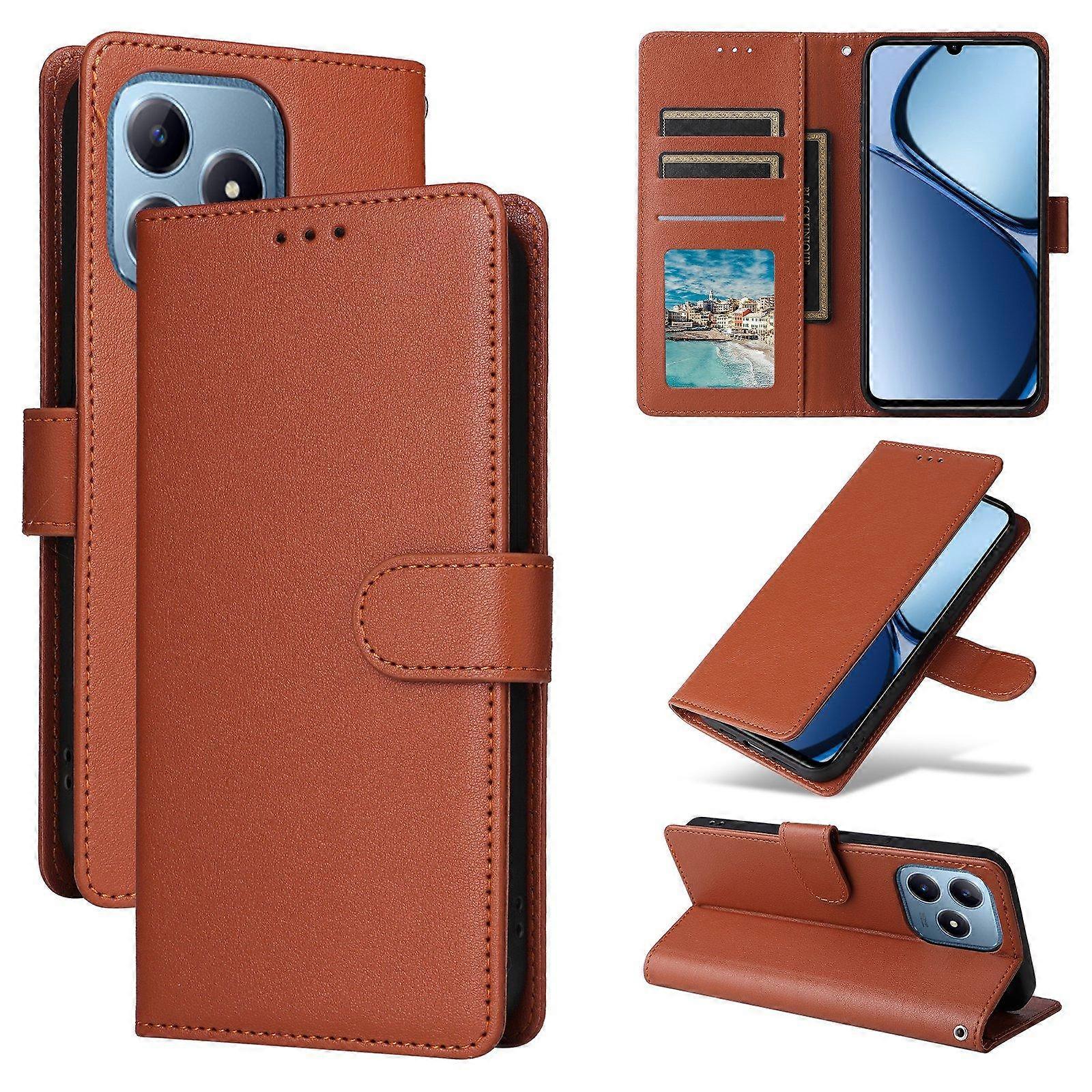3-Card Slots Multifunctional Leather Phone Case