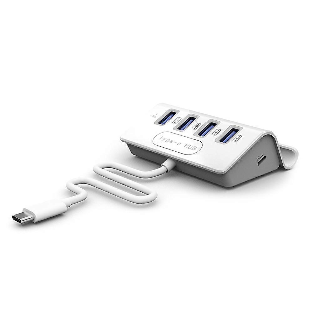4 in 1 Hub Telefon Ständer Halter USB C Kabel Splitter Typ-C Adapter