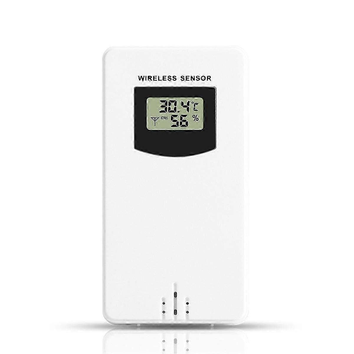 Temperature Humidity Wireless Sensor Hygrometer Electronic Digital Thermometer in/Outdoor with Weather Station