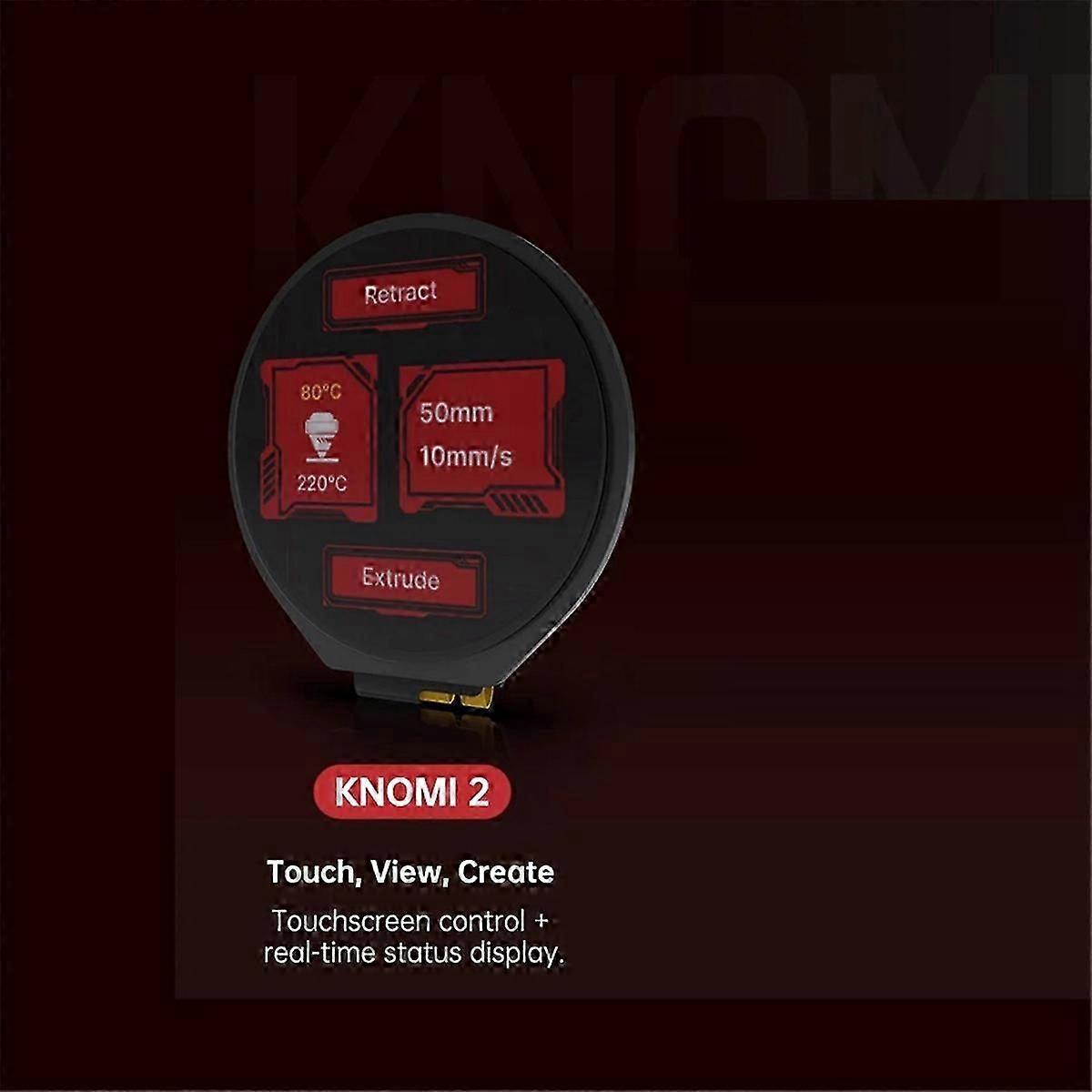 KNOMI V2.0 1.28-Inch Display Screen for 3D Printers for Klipper Voron V2.4 Capacitive Voron Stealt