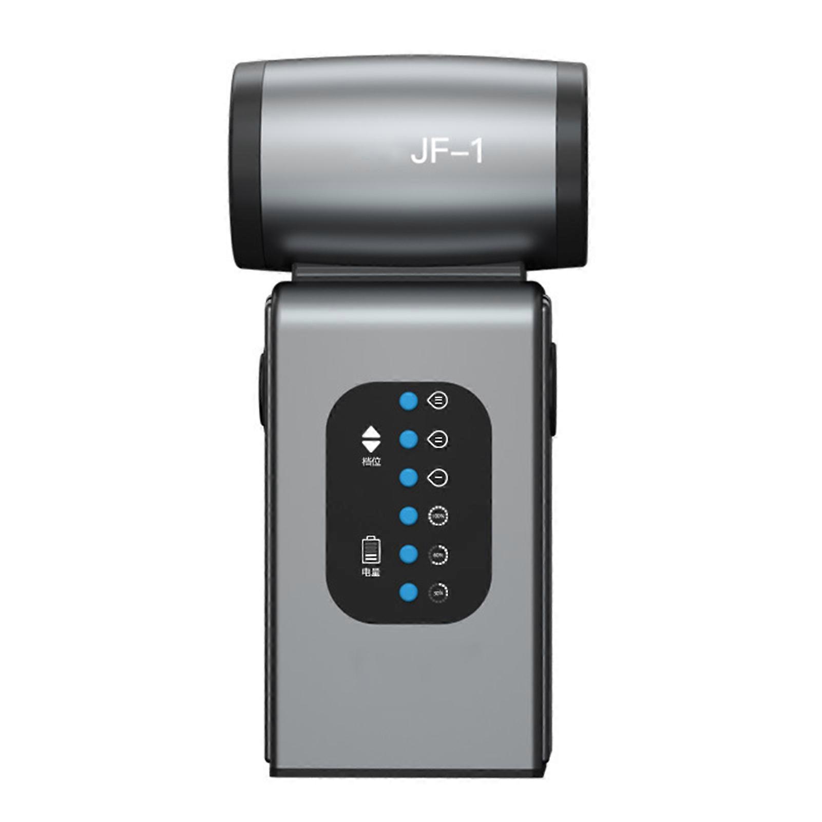 JF-1 Violent Blower Mini Turbo Jet Fan Handheld Brushless Motor 130,000 RPM Wind Speed 52m/s 3 Speed Industrial Duct Fan for Phone Computer Dedusting