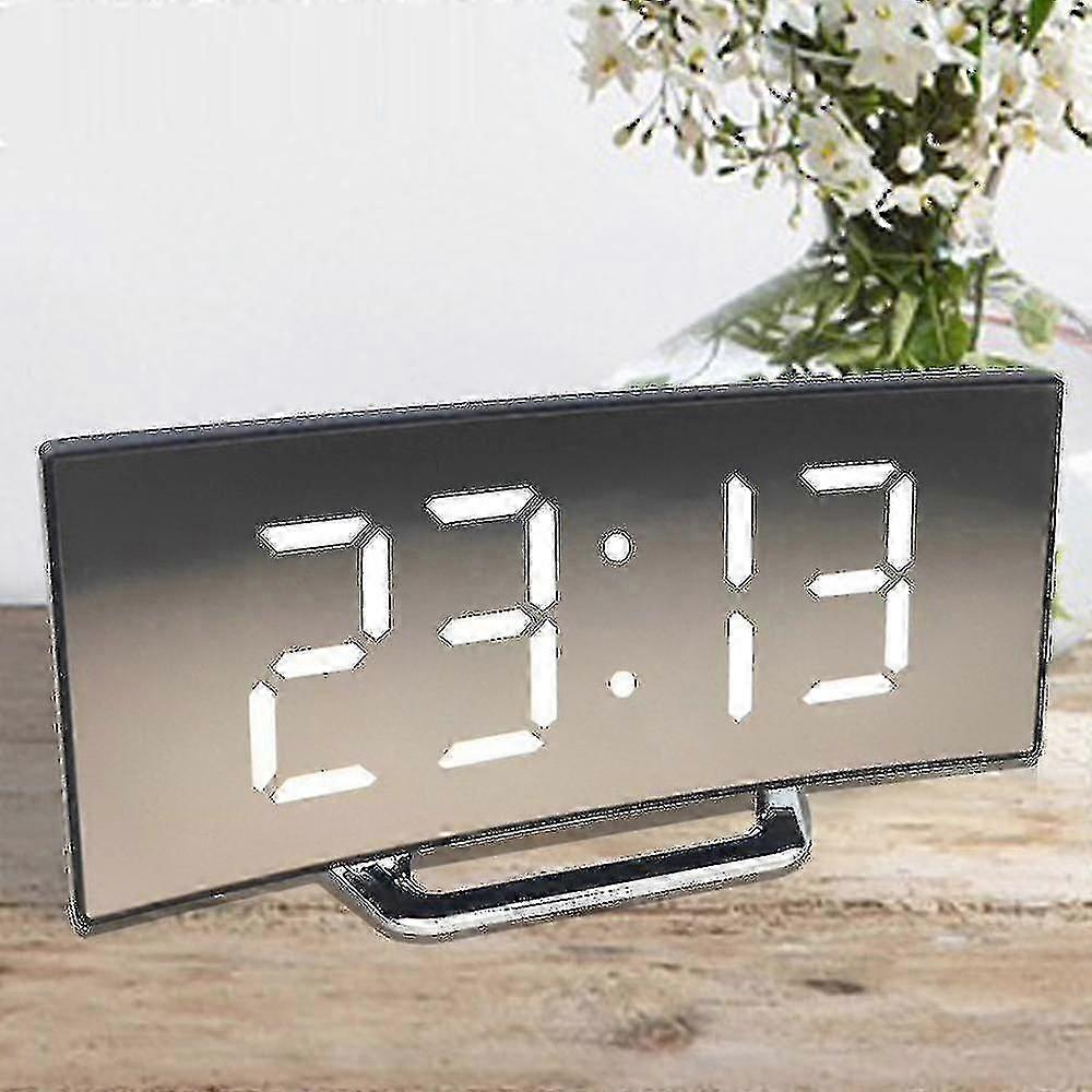 Digital Alarm Clock Desk Table Clock Surface Led Screen Alarm Clock Children Bedroom Temperature Sno