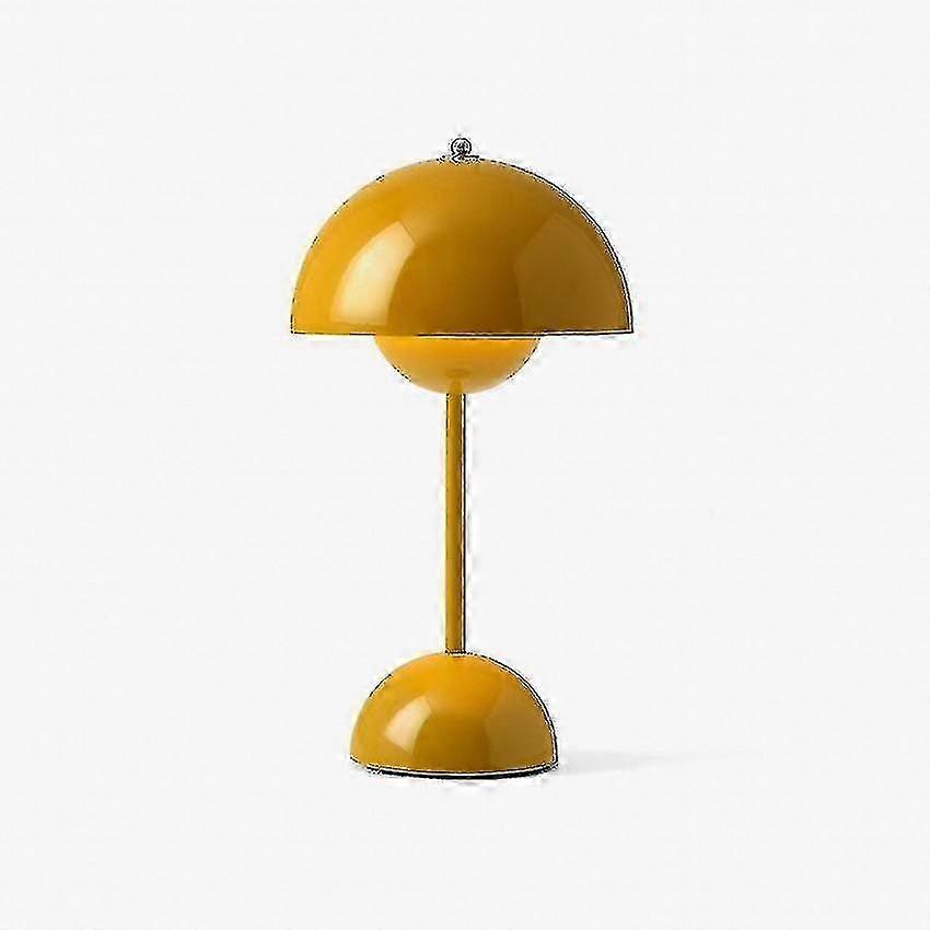 Nordic Led Mushroom Flower Bud Table Lamp for Bedroom, Usb Bedside Decoration