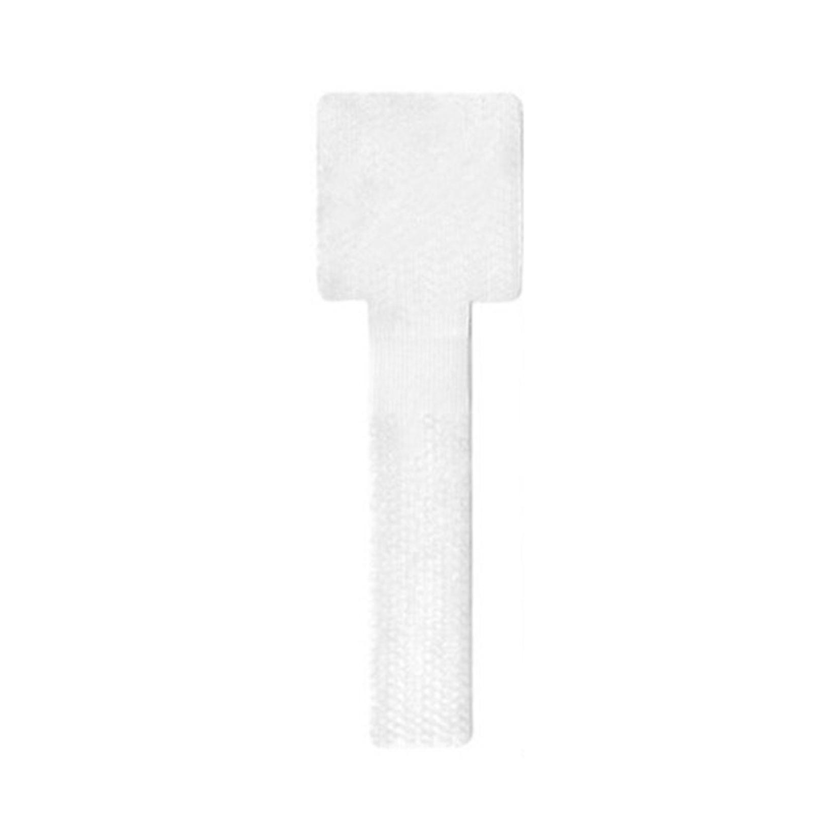 10pcs Reusable Fastening Straps Convenient Cord Management Solution Adjustable Wire Straps Self Sticking Solution  White ordinary style