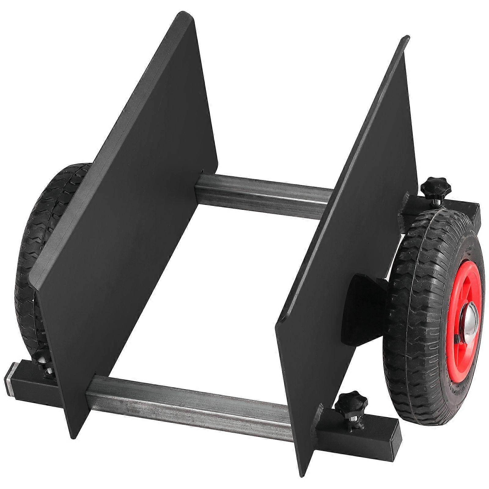 Panel Dolly, 600LBS χωρητικότητα πλάκας Dolly, βαρέως τύπου μεταφορέας γυψοσανίδας με πνευματικούς τροχούς 8", χειρισμός υλικού, κινούμενο καλάθι παντός εδάφους