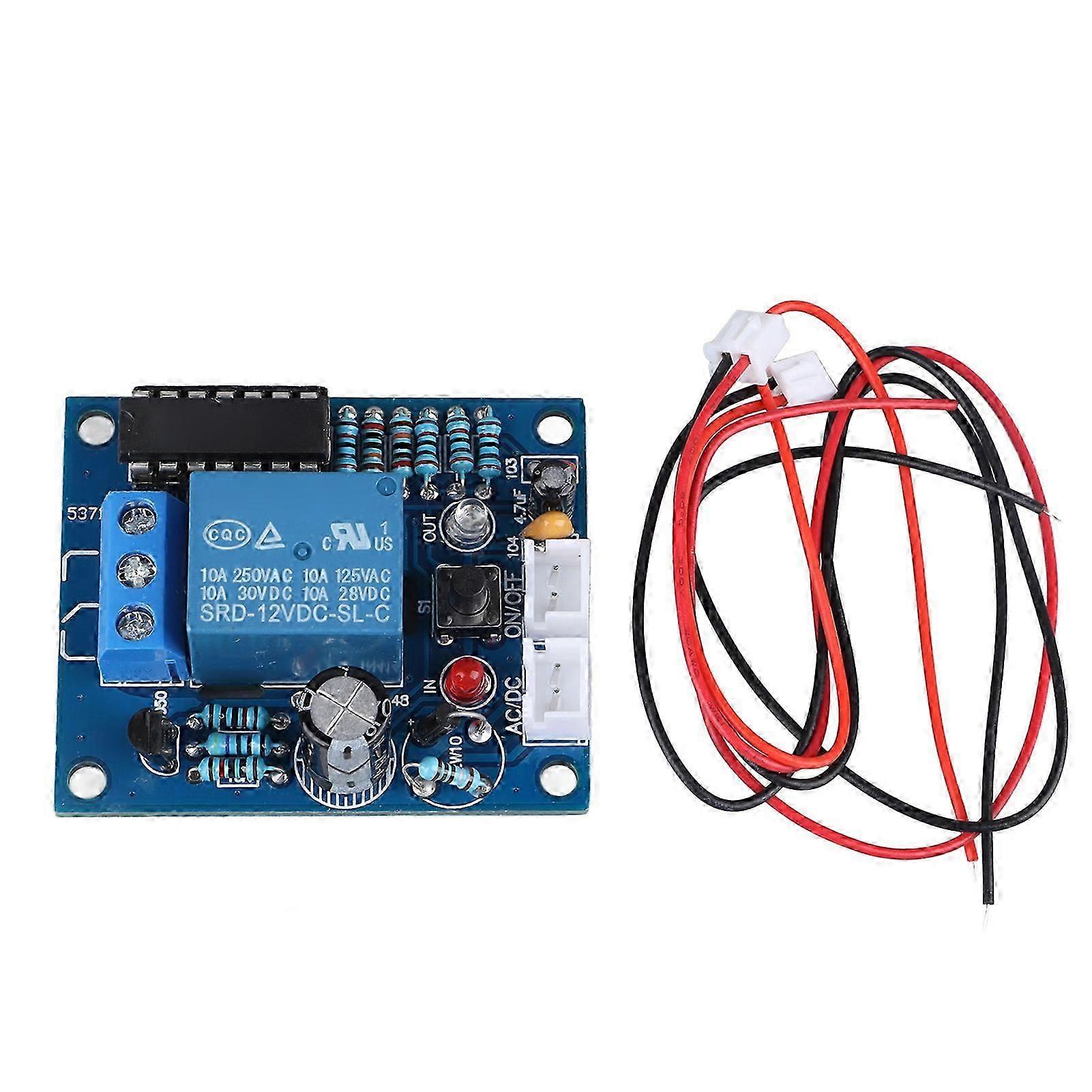 XH?M127 1 Button Switch Control Board High Performance Reset Self Locking Button Power Supply Switch Module