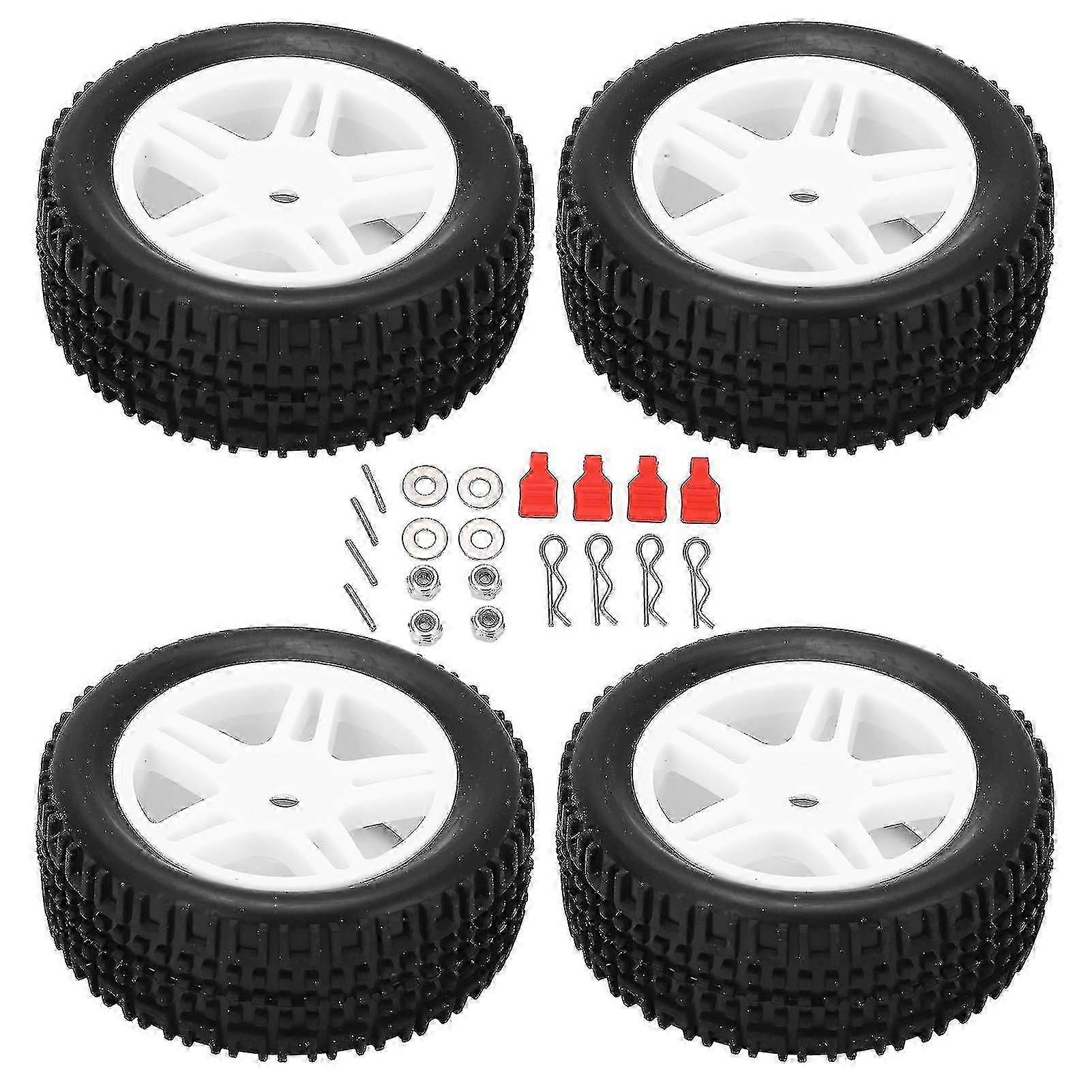 Ensemble de pneus de véhicule de roue RC pour Axial HSP Trip Wltoys 144001 HSP FFITYLE