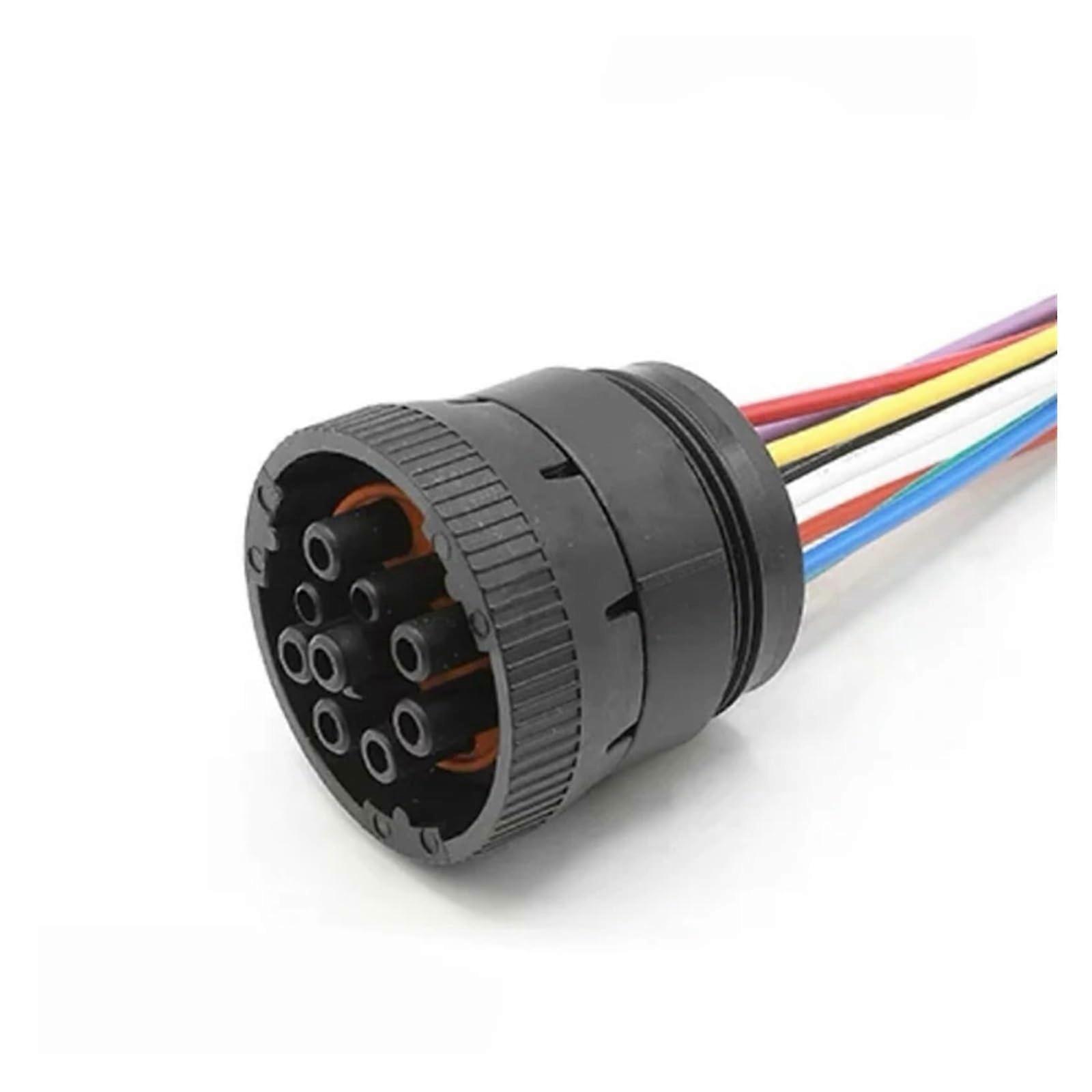 Automotive Electrical Connectors 9 Pin for Deutsch HD16-9-1939P J1939 9P Female Wiring Harness Diagnostic Tool Circular Plug