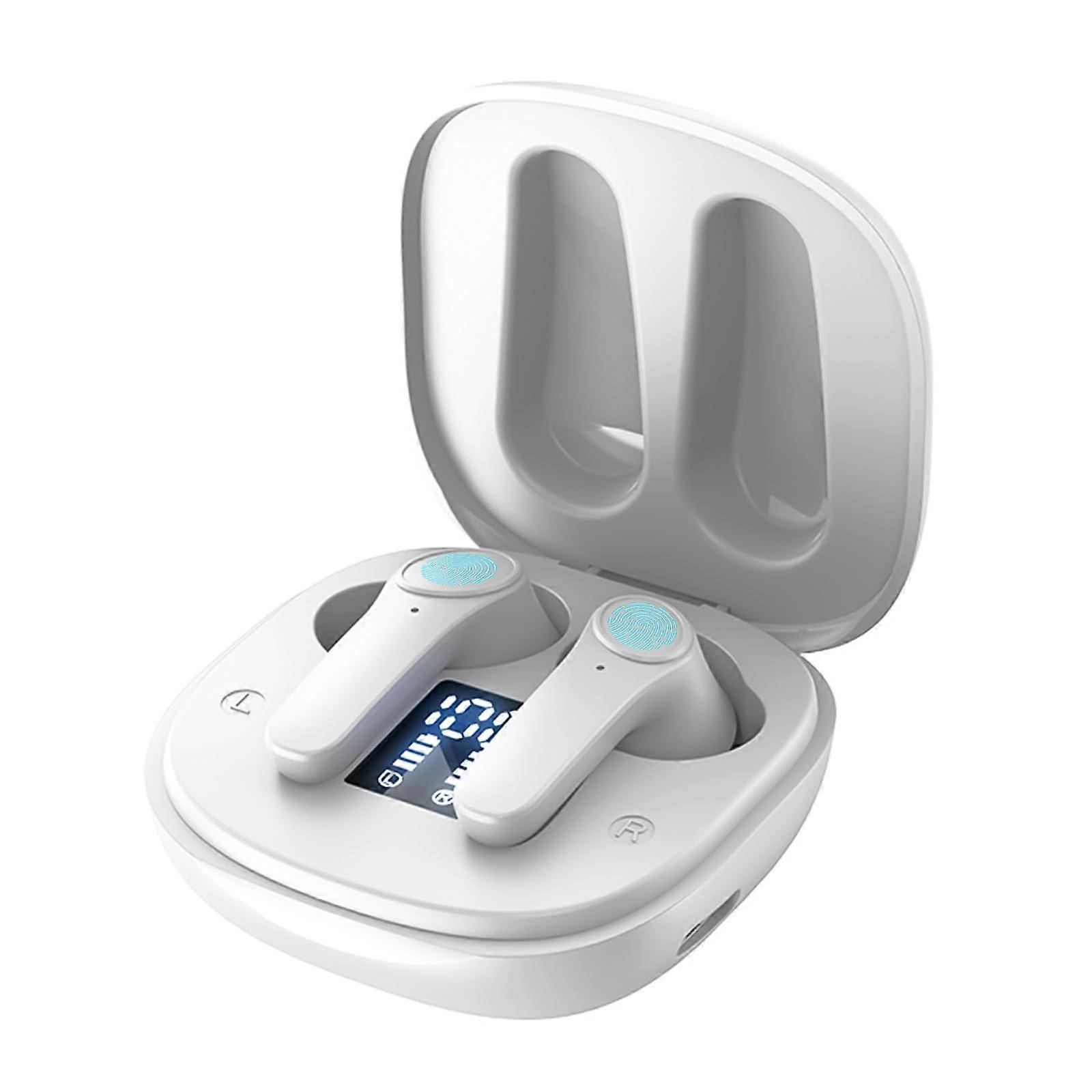 6-in-1 AI Translation Earbuds Bluetooth K72 White with Real-Time Translation for 144 Languages Online