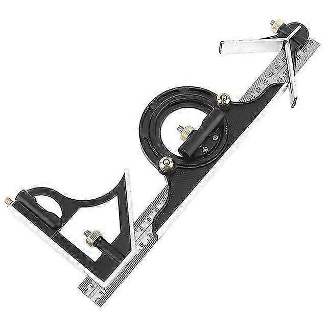 300MM Multi-function Protractor Combination Square RulerStainless Steel Professional Carpenter Tools