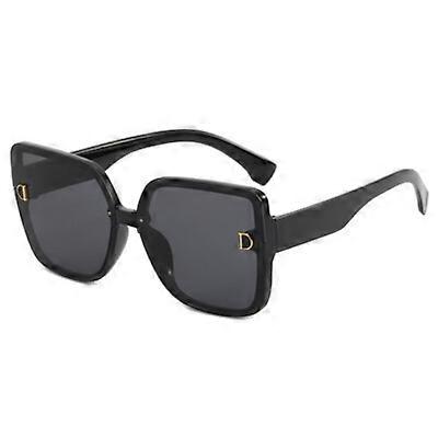 Oversized Sunglasses Womens Square Flat Top Large Black Luxury Ladies Big UV400