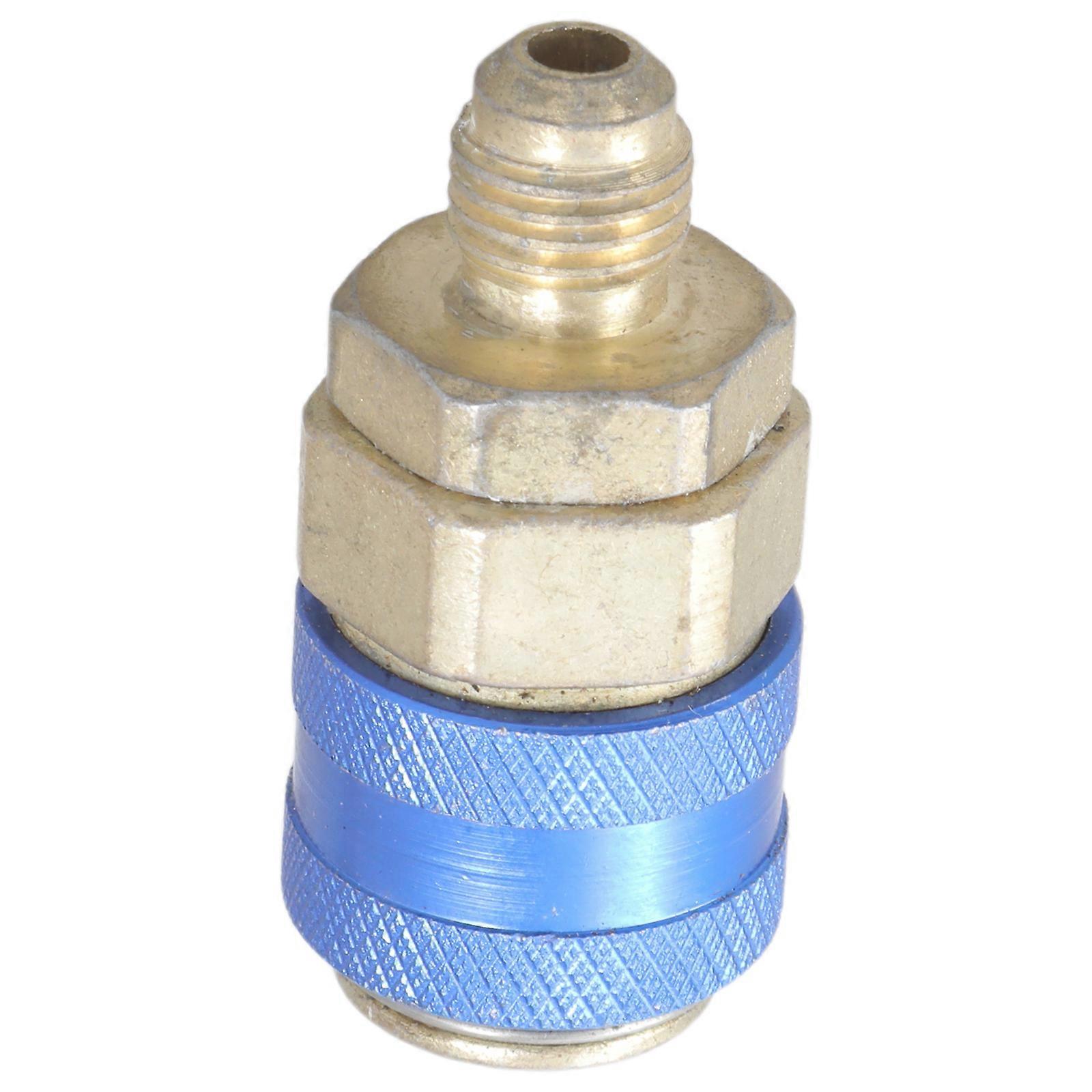 R134a Quick Coupler Adapter Adjustable High/Low Pressure Side for Car Air Conditioning Refrigerants Charging Conversion