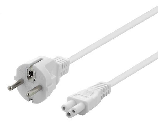Earthed device cable, straight CEE 7/7 > IEC 60320 C5, 0.5m