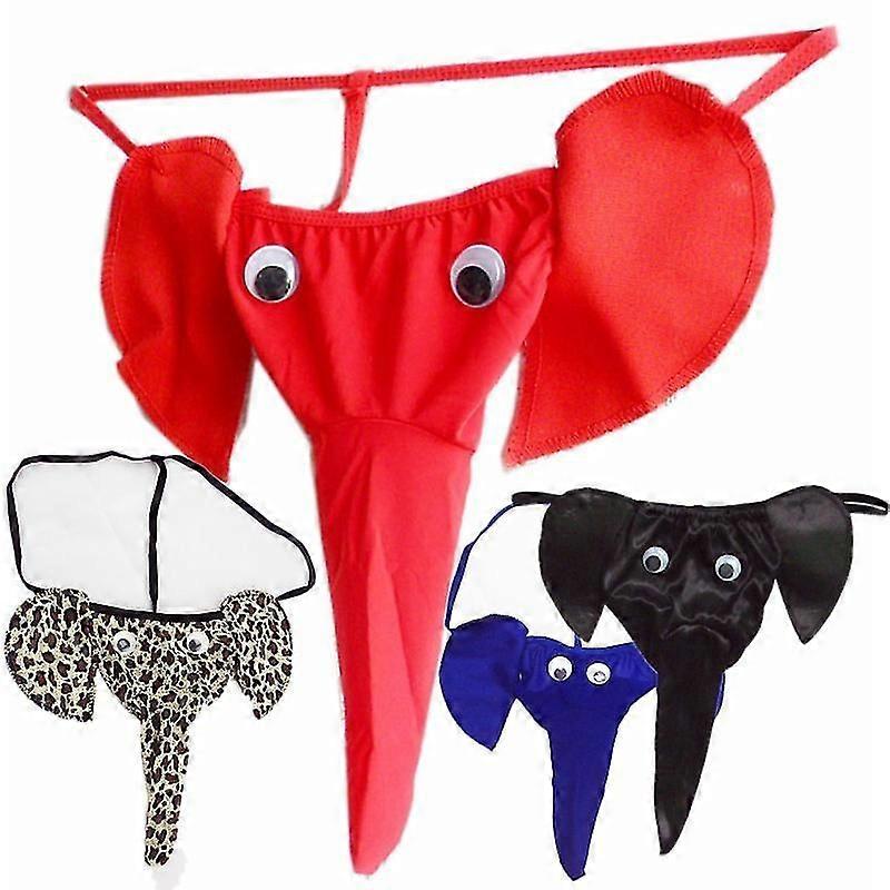 4pcs Männer Höschen Neuheit Elefant Höschen G-Strings Höschen Strings Unterwäsche Slips Dessous Mehrfarbig Optional