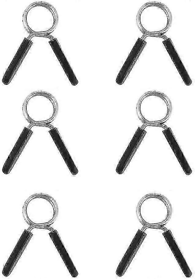 6 Pieces Dumbbell Clamp 30mm, Dumbbell Fasteners, Clamp Dumbbell Dumbbell