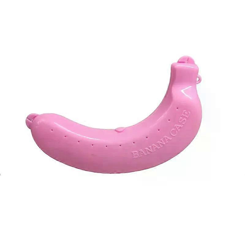 Banana Box Plastic High Quality Material Easy To Clean Multi-color Optional Portable Home Storage Banana Storage Box 3 Colors