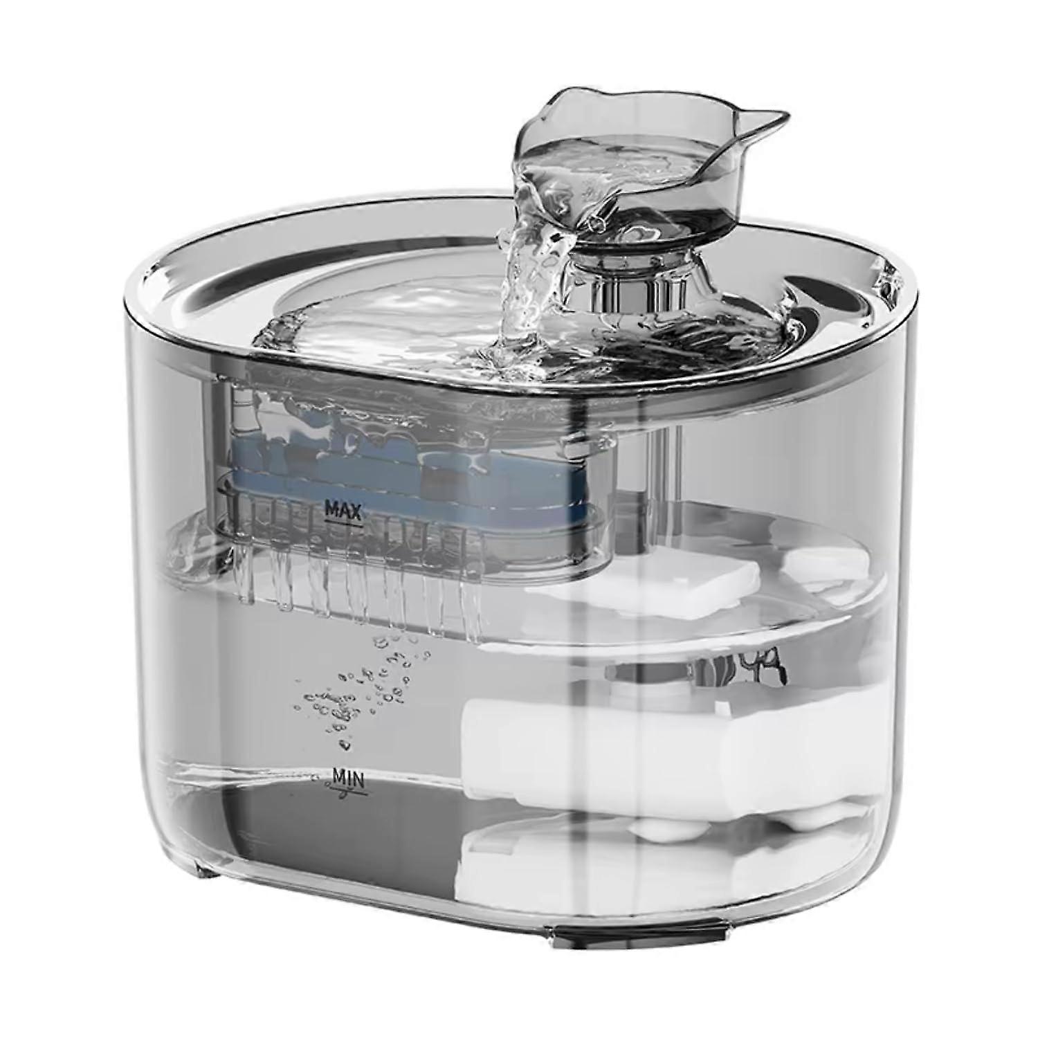 Automatic Water Dispenser For Pets: Large Capacity Circulating Cat And Dog Water Fountain With Filtered BPA-Free Bowl