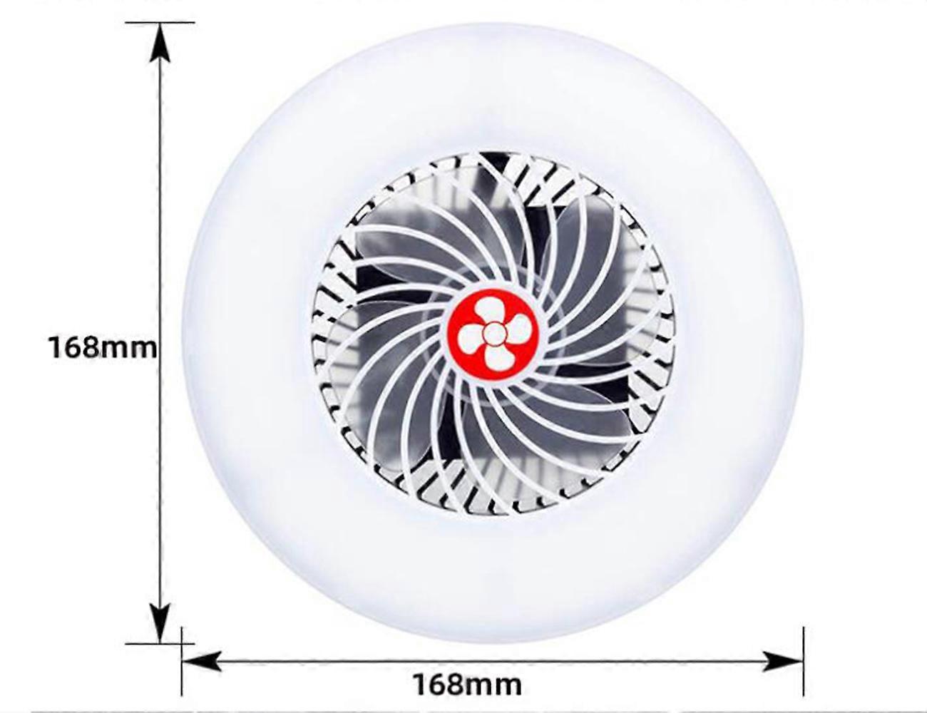 Outdoor LED Camping Lamp Portable Camping Fan with Folding Tripod LED Lantern Mini Desk Fan USB Battery Fan with Hook for Camping Home Office