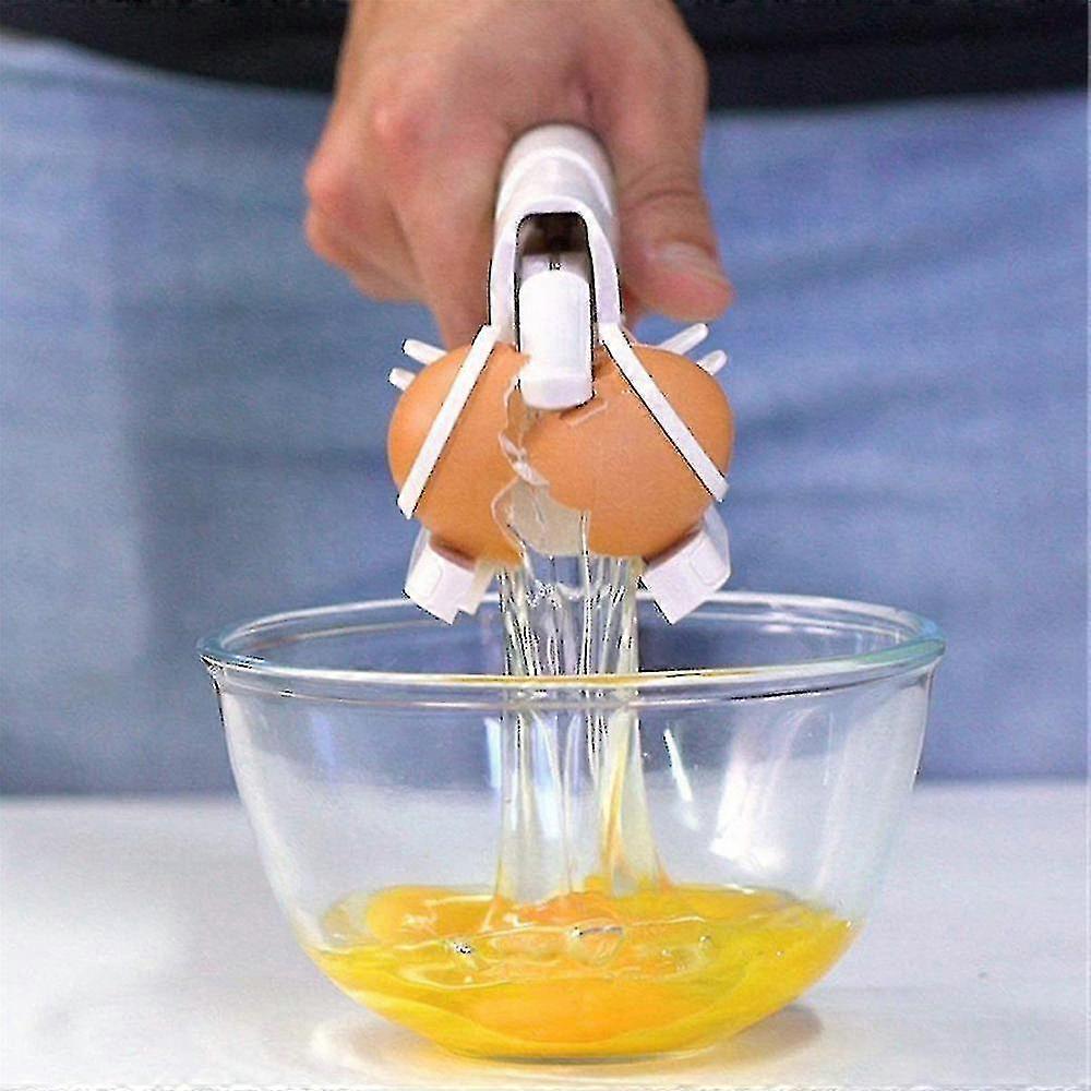 Egg Separating and Cutting Device for Kitchen Use with Handheld Clip