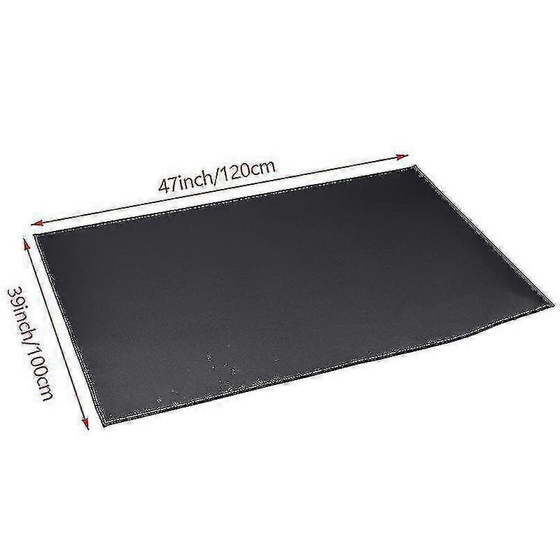 Tapis de foyer ignifuge pour poêle à bois