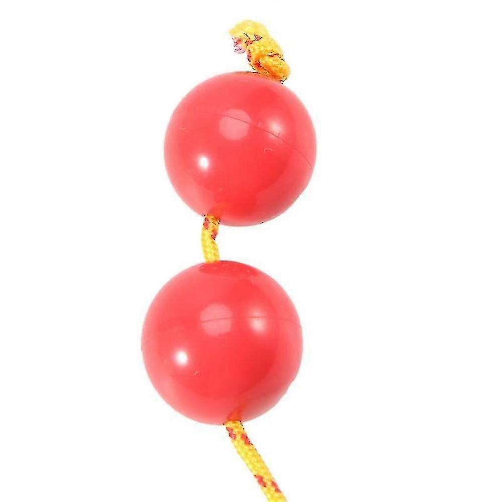 Rhythmic Ball,egg Shaker Double Gourd Percussion,red