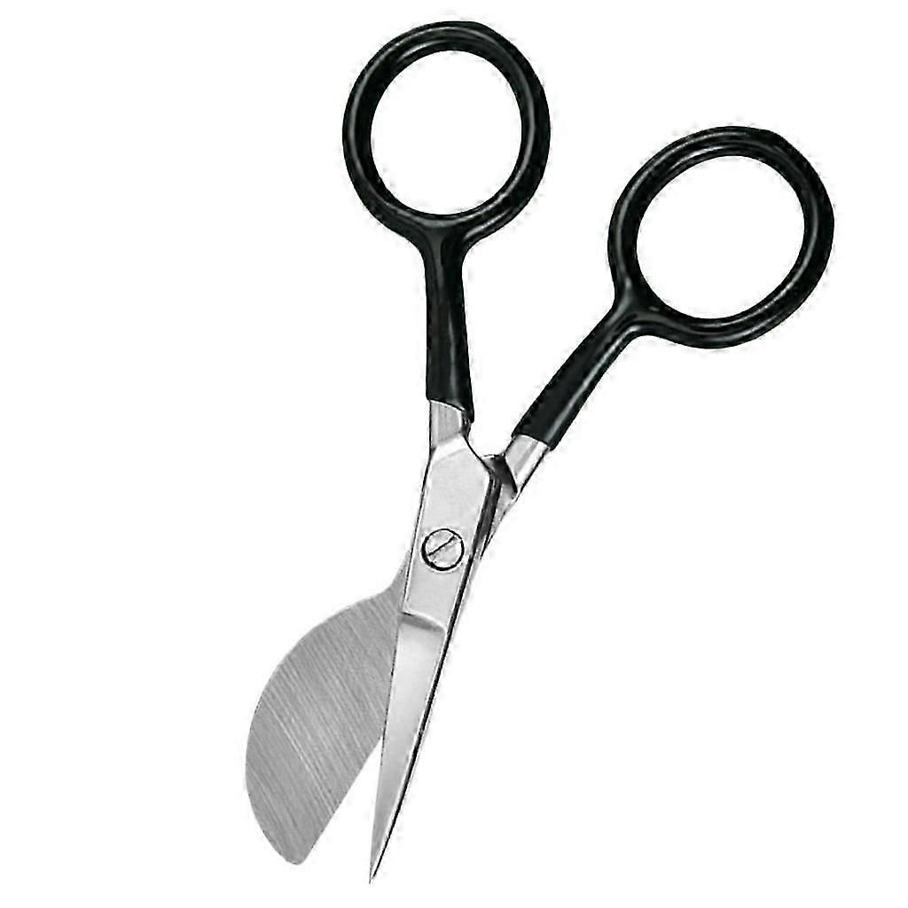 Applique Duckbill Blade Scissors Bent Handle Curved Embroidery Scissor for Stitching