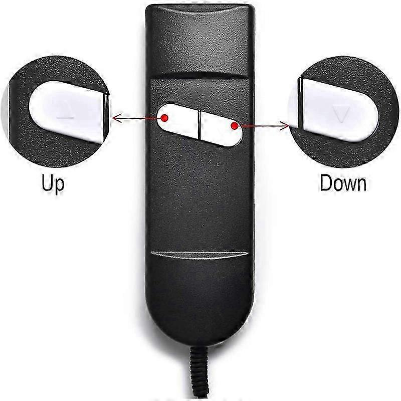 Lift Chair Remote Replacement, 5 Pin 2 Button Power Recliner Remote Replacement Parts for Okin Limos