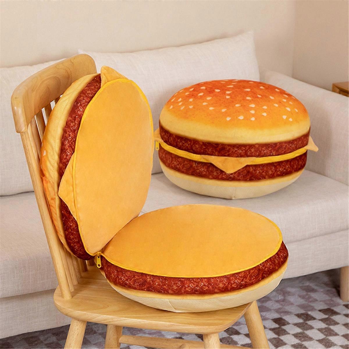 Simulation Hamburger Plush Pillow Cushion