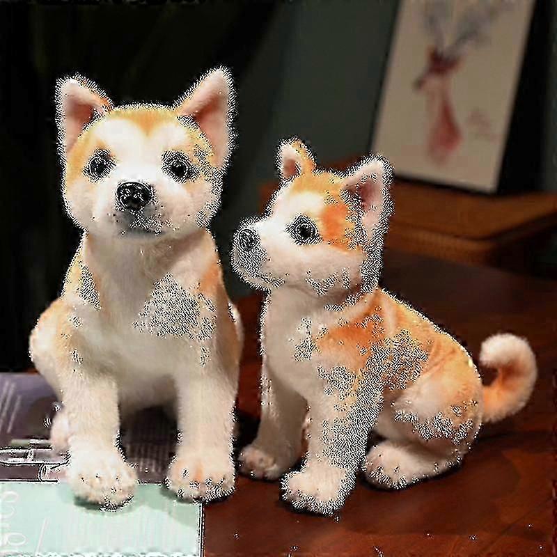 25/30cm Reallife Akita Dog Βελούδινο Παιχνίδι Λούτρινο Lifelike Shiba Inu Dog Puppy