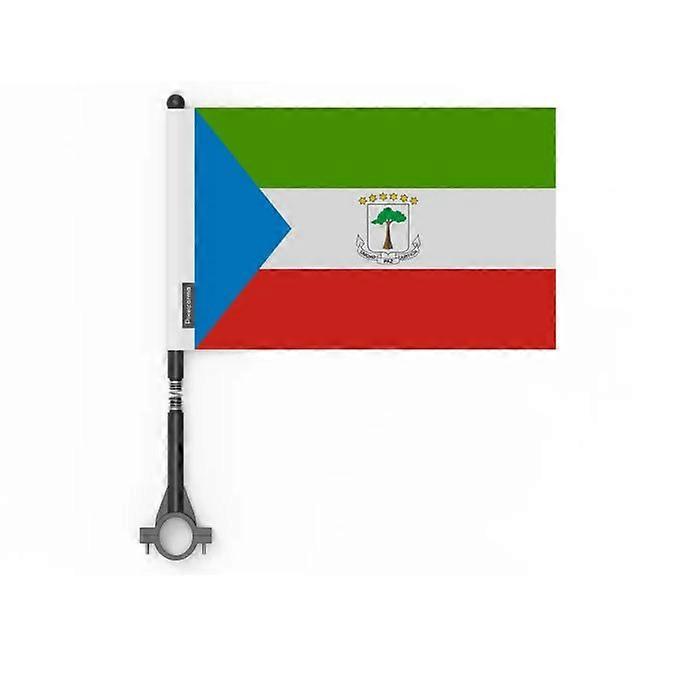 Flag - Multicolored - Equatorial Guinea - 14 x 21 cm - 10 pieces - Polyester