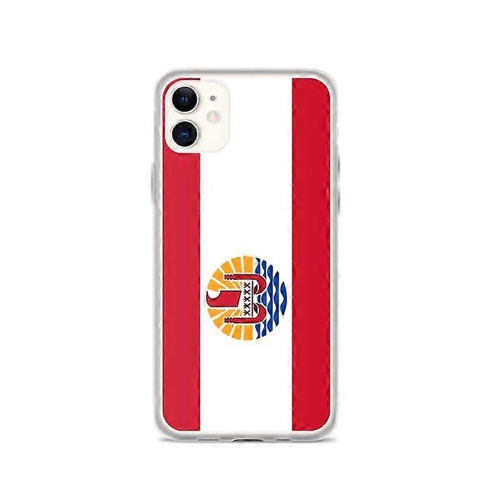 iPhone Case - French Polynesia - Flag - Soft - Multicolor - Vertical