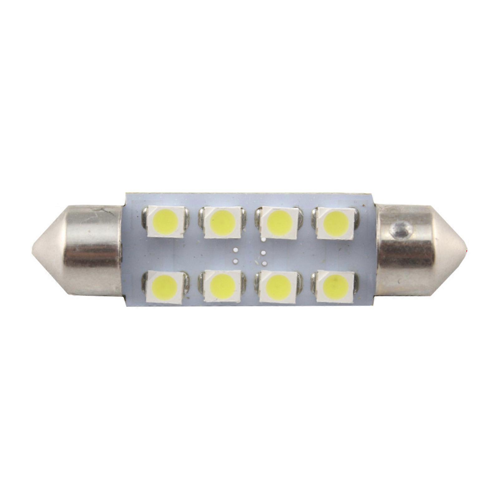 Car LED Bulb Double Pointed Trunk License Plate Light 31mm 36mm 39mm 41mm No Error 12V Auto Interior Dome Reading Light 41mm