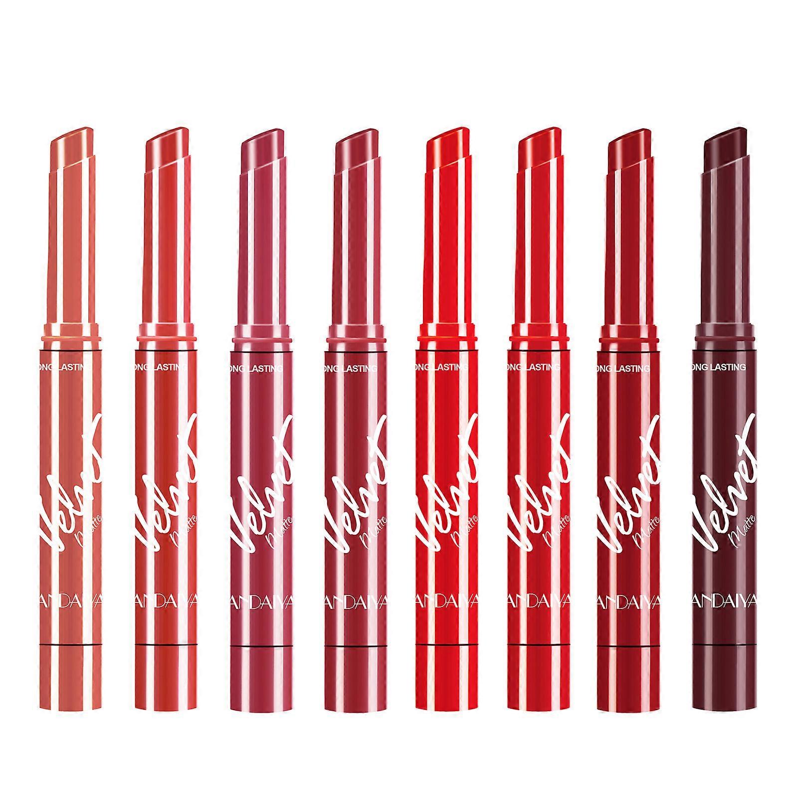 Imperméable à l’eau longue durée Stick à lèvres Non-adhésif Rouge à lèvres hydratant Teinture à lèvres Ensemble de maquillage pour les lèvres Ensemble de rouges à lèvres mats velours