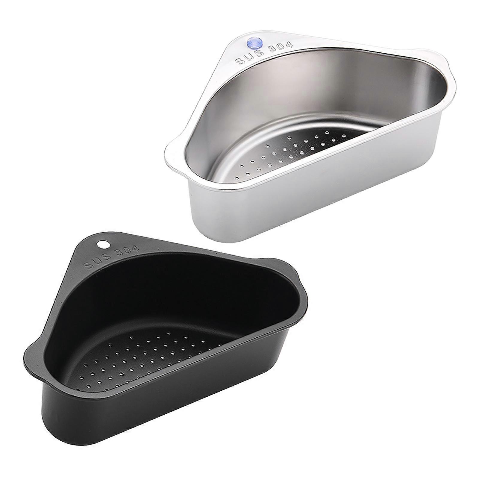 2x Multifunctional Sink Drainage Basket Food Catcher Storage Rack Filter