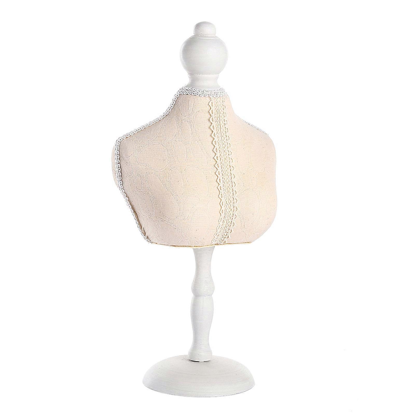 Practical Stylish with Adjustable Hook Lint Necklace Mannequin Sturdy Jewelry Display Bust Portable for Shop Counters Multicolor