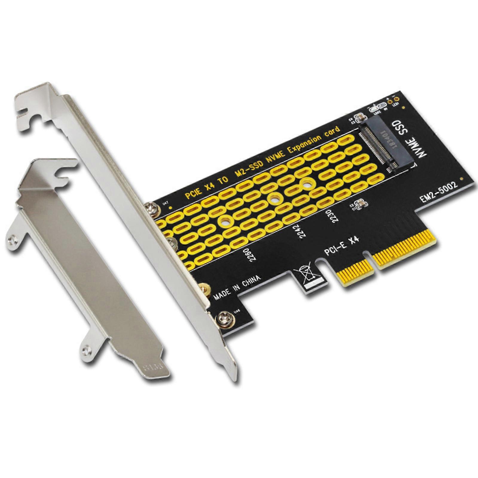 NVME M.2 To PCIe4.0 X4 Interfaces Adapter Card For Quick Plugs And Play Computer Upgrades Heat Dissipation Design