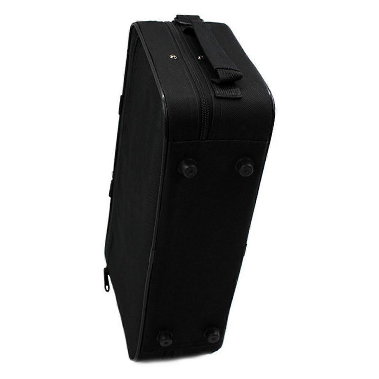 Clarinet Case Black Storage Box Padded Shoulder Strap Wind Instrument Case