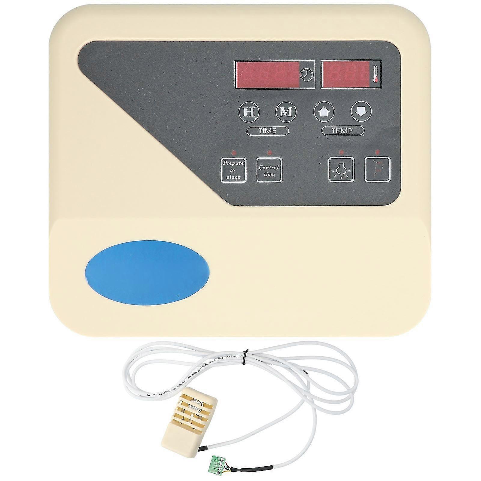 Sauna Stove Temperature Controller Lcd Digital Display External Controller With Probe Wire For Dry Sauna Heater