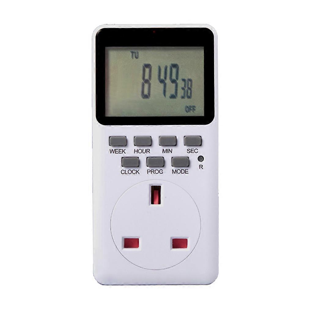Outlet Timer Digital Programmable Timer Heavy Duty for Smart Indoor Timer for Electric Outlets EU US UK Plug Switch Grou